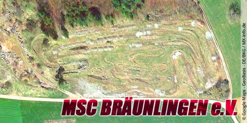 Die Motocross-Strecke des  MSC Bräunlingen e.V. in Baden-Württemberg